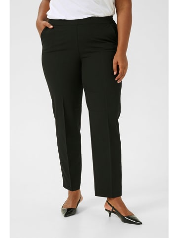 KAFFE curve Chinobroek zwart