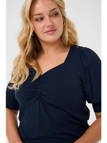 KAFFE curve Shirt in Dunkelblau