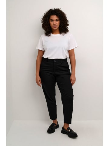 KAFFE curve Chino "Leana" in Schwarz