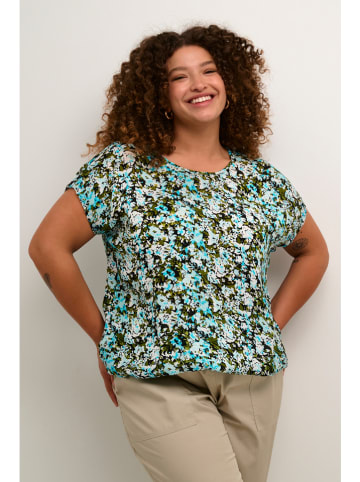 KAFFE curve Bluse in Türkis/ Grün