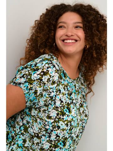 KAFFE curve Bluzka w kolorze zielono-turkusowym