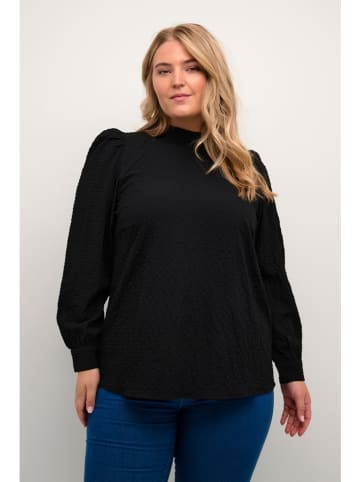 KAFFE curve Bluse in Schwarz
