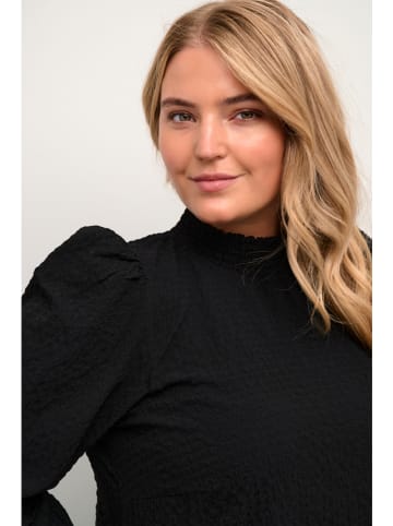 KAFFE curve Bluse in Schwarz