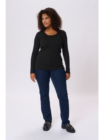KAFFE curve Longsleeve zwart
