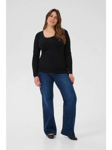 KAFFE curve Longsleeve zwart