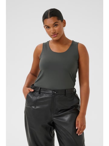 KAFFE curve Top w kolorze antracytowym