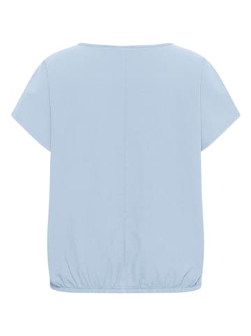 KAFFE curve Bluse in Hellblau