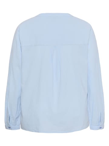 KAFFE curve Bluse in Hellblau