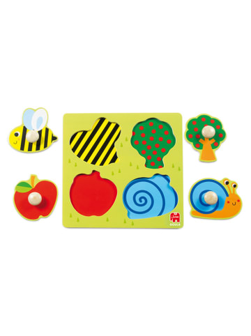 Jumbo 4tlg. Holzpuzzle "Garten" in Bunt - ab 2 Jahren