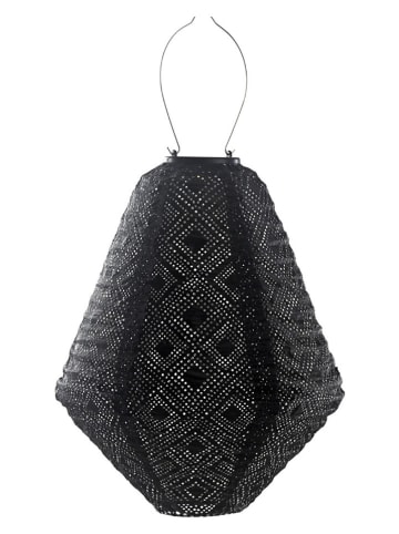 Lumiz LED-Solarlaterne ''Mosaic Can'' in Schwarz - (H)37,5 x Ø 30 cm