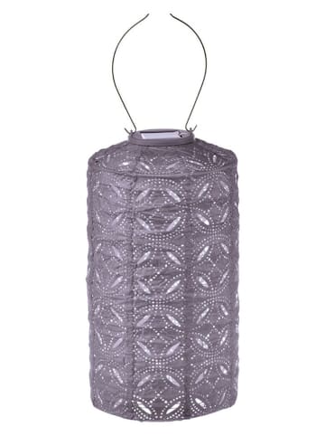 Lumiz LED-Solarlaterne ''Mandela Cylinder'' in Lila - (H)33 x Ø 18 cm