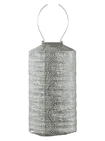 Lumiz LED-Solarlaterne ''Occult Cylinder'' in Silber - (H)33 x Ø 18 cm