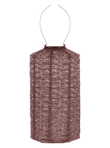 Lumiz Ledsolarlantaarn "Folia Cylinder'' lichtbruin - (H)33 x Ø 18 cm