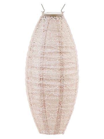 Lumiz LED-Solarlaterne ''Bazaar Long Oval'' in Rosa - (H)45 x Ø 20 cm