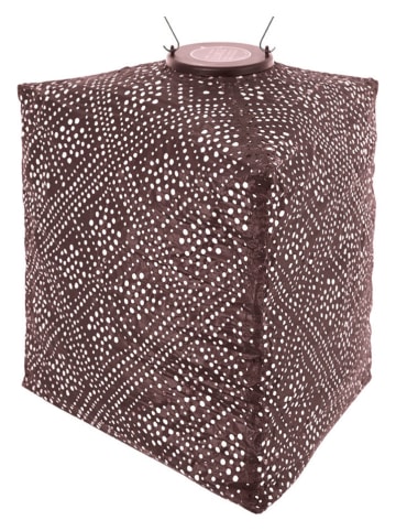 Lumiz LED-Solarlaterne ''Topaze Triangle'' in Hellbraun - (H)30 x Ø 28 cm