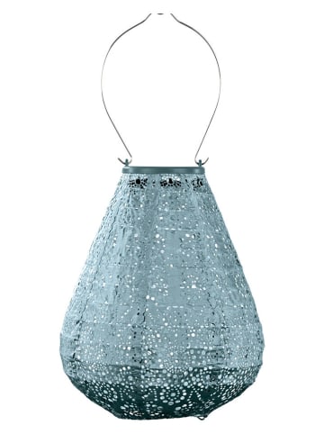 Lumiz Ledsolarlantaarn "Fiore Tulip'' blauwgrijs - (H)22,5 x Ø 20 cm