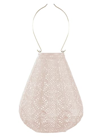 Lumiz LED-Solarlaterne ''Lace Tulip'' in Rosa - (H)22,5 x Ø 20 cm