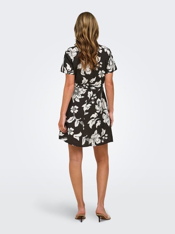 JDY Kleid "Troya" in Schwarz/ Weiß