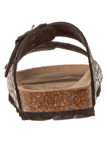 BIO PINGÜIN Klapki w kolorze brązowym