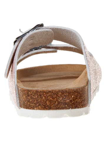 BIO PINGÜIN Klapki w kolorze jasnoróżowym