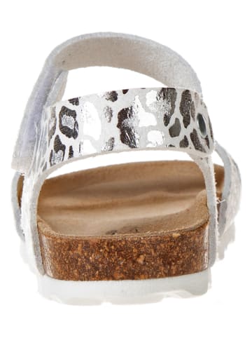 BIO PINGÜIN Sandały w kolorze srebrnym