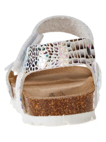 BIO PINGÜIN Sandalen in Weiß/ Silber