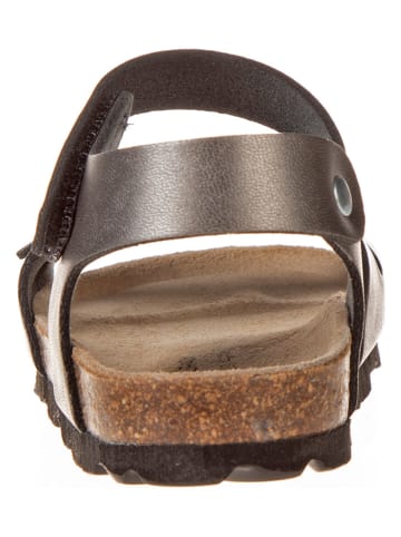 BIO PINGÜIN Sandały w kolorze antracytowym