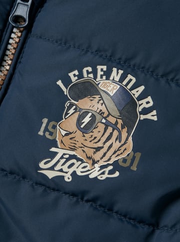 name it Omkeerbare bodywarmer "Moyo" blauw/kaki