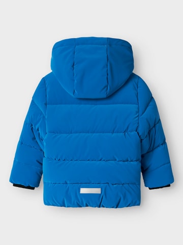 name it Doorgestikte jas "Mark" blauw