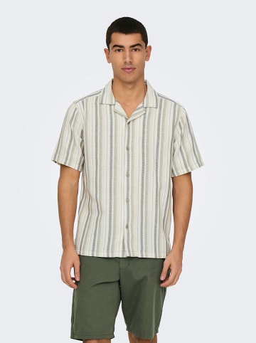 ONLY & SONS Hemd "Onstrev" in Beige