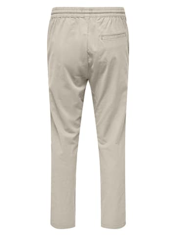 ONLY & SONS Spodnie chino "Onscapri" w kolorze beżowym