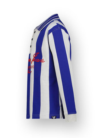 Vingino Poloshirt "Karo" in Weiß/ Blau