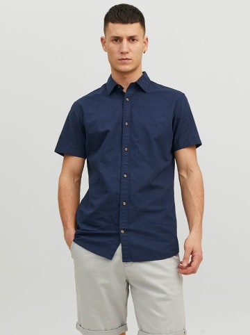 Jack & Jones Koszula "Summer" w kolorze granatowym