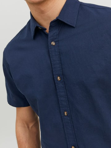 Jack & Jones Koszula "Summer" w kolorze granatowym