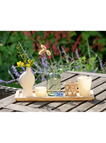 GILDE 6tlg. Dekoration-Set "Bastione" in Beige/ Weiß - (B)36 x (H)28 x (T)12,5 cm