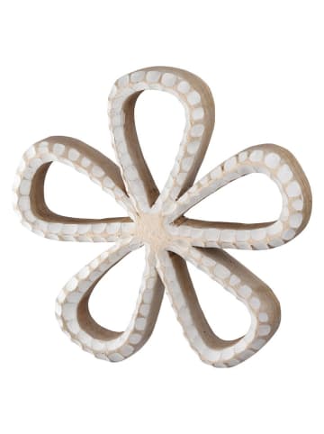 GILDE Dekoracja "Puntino" w kolorze beżowym - 20 x 20 x 3,5 cm