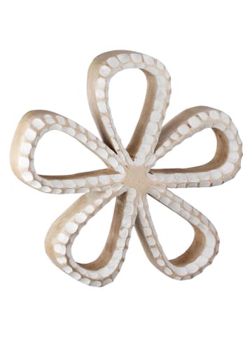 GILDE Dekoaufsteller "Puntino" in Beige - (B)20 x (H)20 x (T)3,5 cm