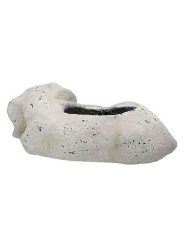 GILDE Osłonka "Trentino" w kolorze szarym na doniczkę - 44,5 x 17,5 x 25,5 cm