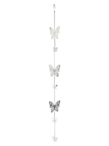 GILDE Girlanda "Butterfly" w kolorze srebrnym - dł. 104 cm