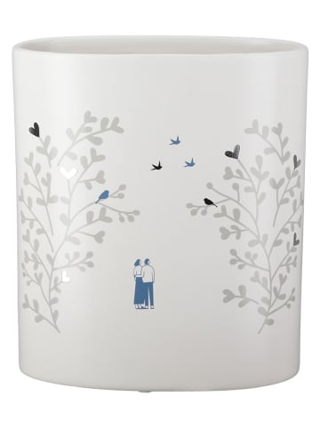 GILDE Wazon "Moments" w kolorze białym - 22 x 25 x 12 cm