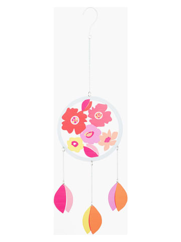 GILDE Łapacz snów "Paradise" w kolorze jasnoróżowo-białym - dł. 80 cm