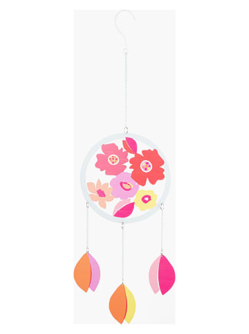 GILDE Łapacz snów "Paradise" w kolorze jasnoróżowo-białym - dł. 80 cm