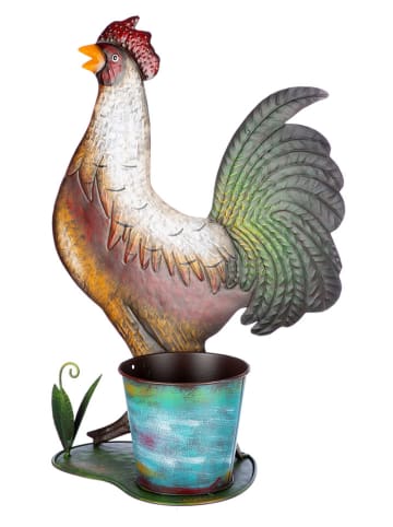 GILDE Osłonka "Hermann" ze wzorem na doniczkę - 35 x 49 x 20 cm