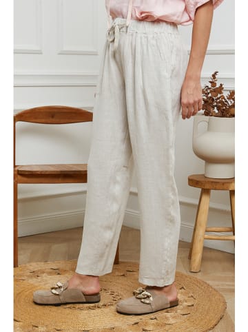Fleur de Lin Linnen broek "Ferria" crème