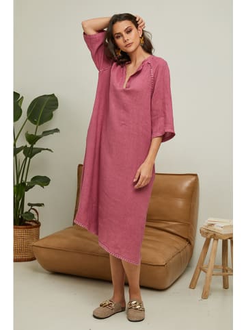 Joséfine Leinenkleid "Granael" in Pink