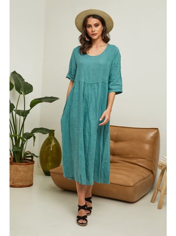 Joséfine Leinenkleid "Gustav" in Grün
