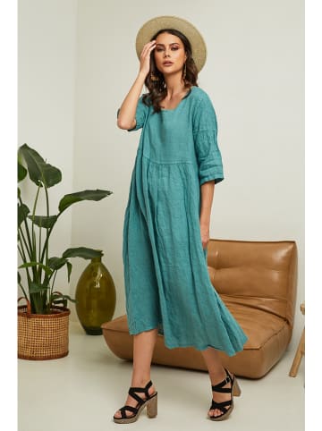 Joséfine Leinenkleid "Gustav" in Grün
