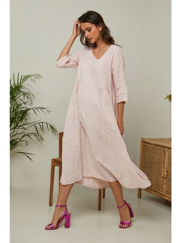 Joséfine Leinenkleid "Gustav" in Rosa
