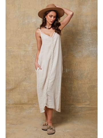 Joséfine Leinenkleid "Louisa" in Beige