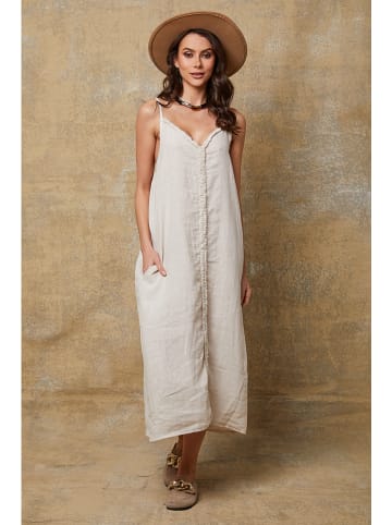 Joséfine Linnen jurk "Louisa" beige